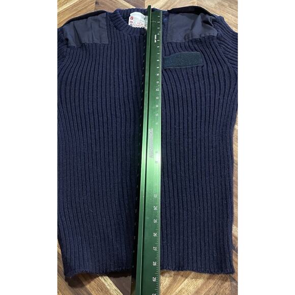 Brigade Quartermaster Sweater The Woolly Pully Wool Ribbed England Made 46 XL - Picture 5 of 6